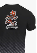 SANDRO SKELETTE (Orange) - Men's Black Block Fade Running T Shirt