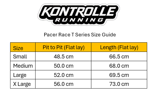 Men's / Unisex - Pacer Race T Shirt - Black / White / Green